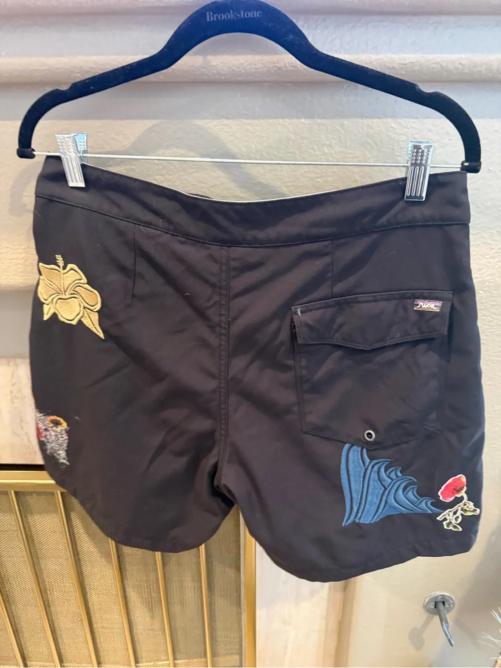 RVCA Oblow Tapa Board Shorts - Black swim